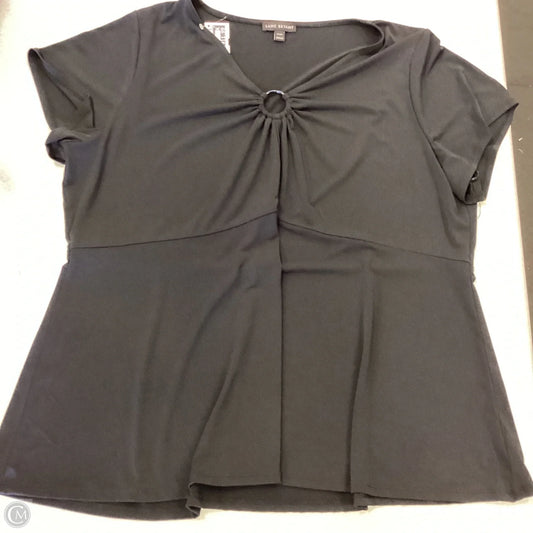 Top Short Sleeve By Lane Bryant In Black, Size: 22