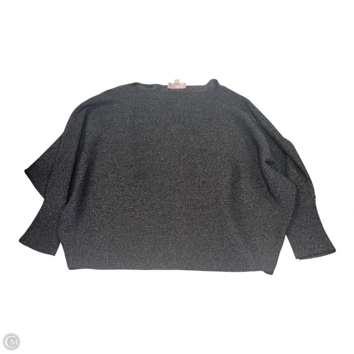 Top Long Sleeve By Philosophy In Silver, Size: 1x