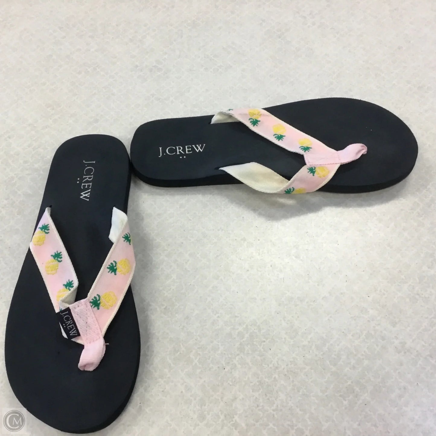 Sandals Flip Flops By J. Crew In Navy, Size: 7