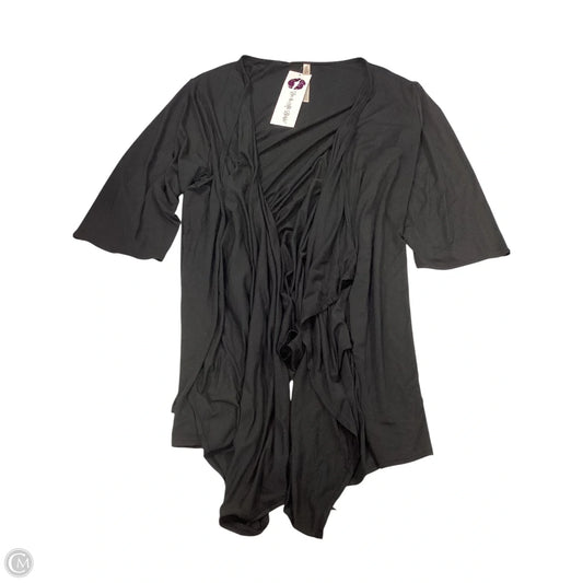 Cardigan By Clothes Mentor In Black, Size: 3x