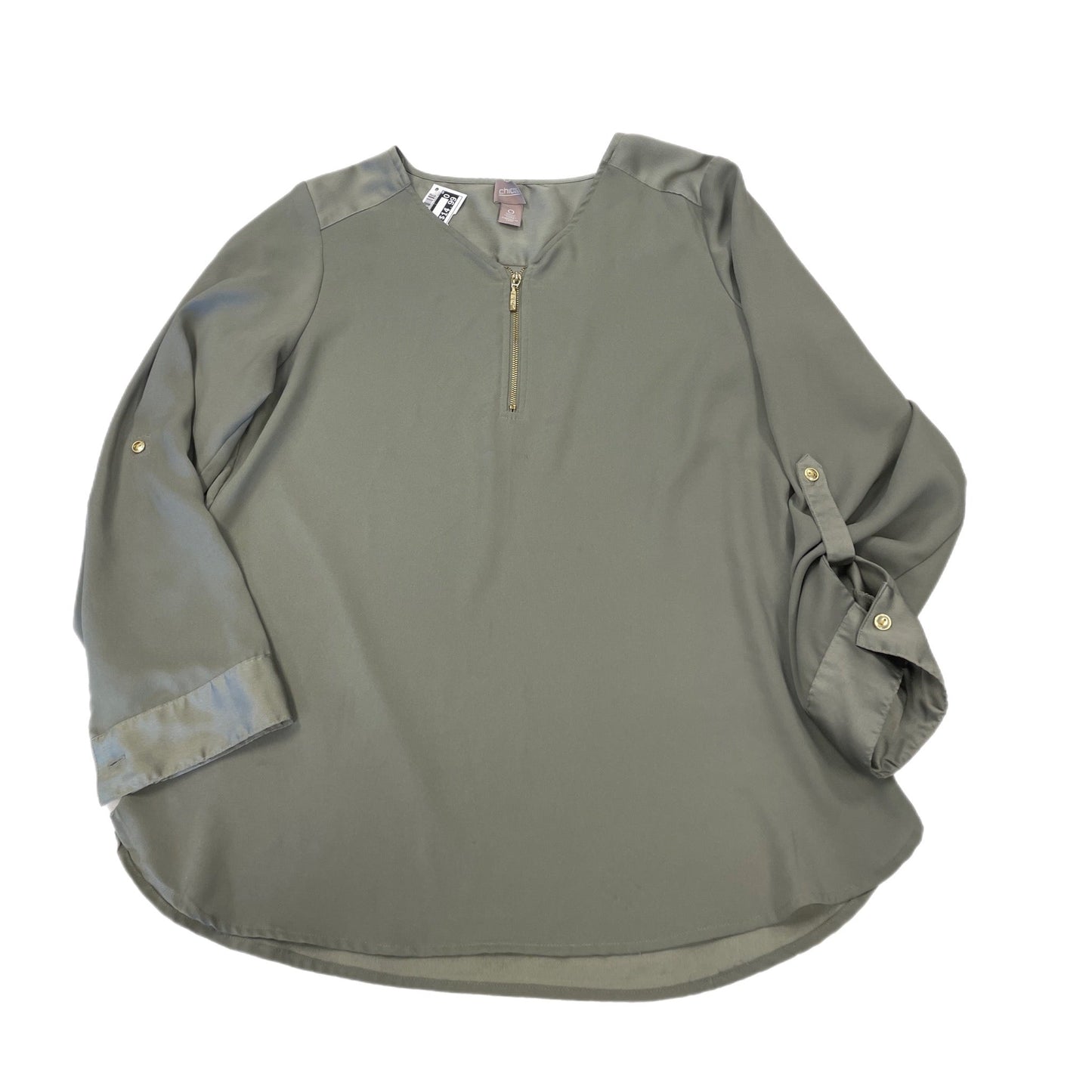 Top 3/4 Sleeve By Chicos  Size: 0 (small)
