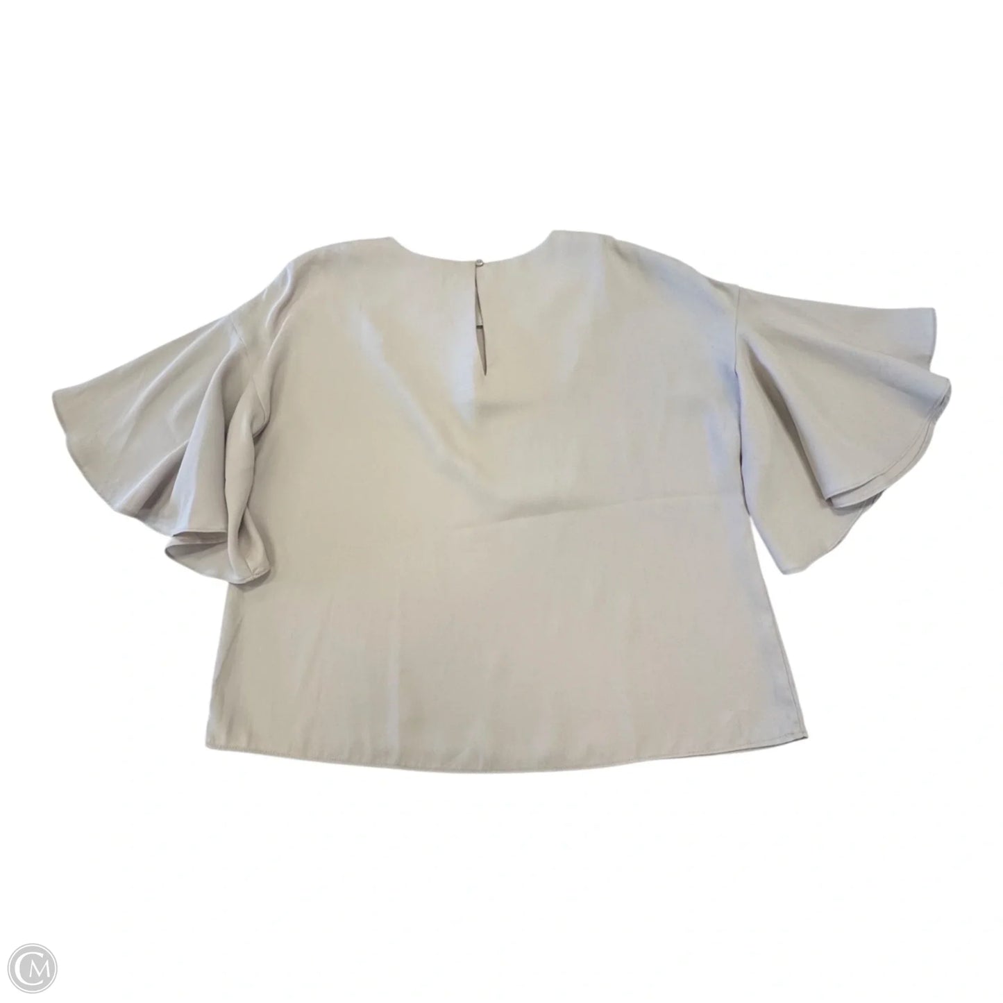 Top Short Sleeve By Catherine Malandrino In Tan, Size: S