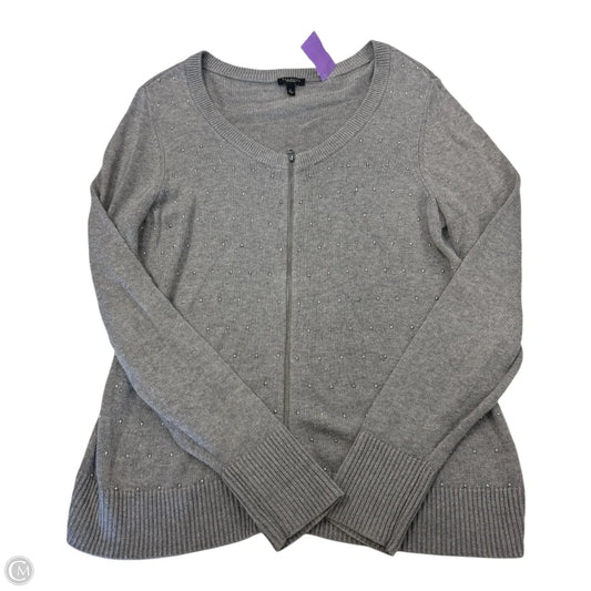 Sweater By Talbots In Grey, Size: L