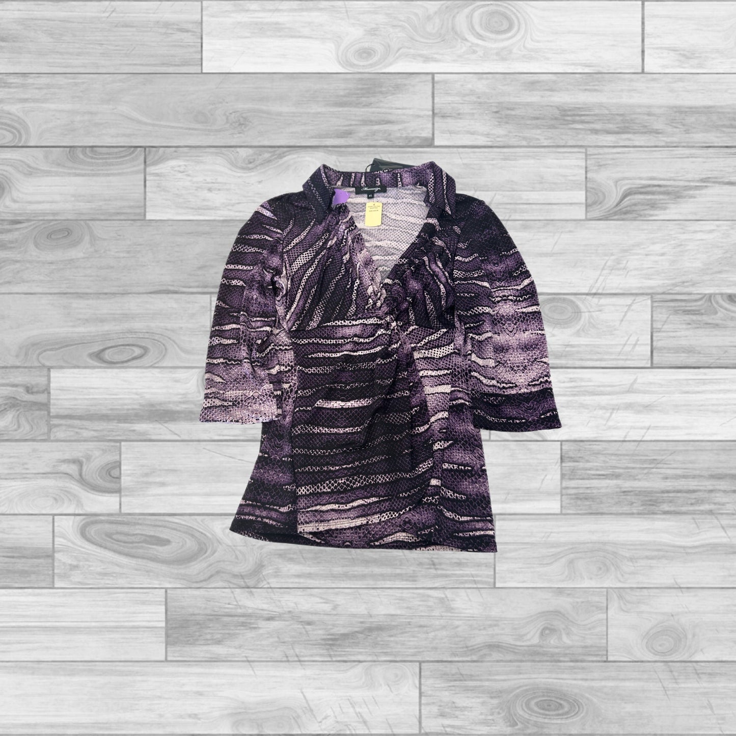 Purple Top Long Sleeve Clothes Mentor, Size Xl