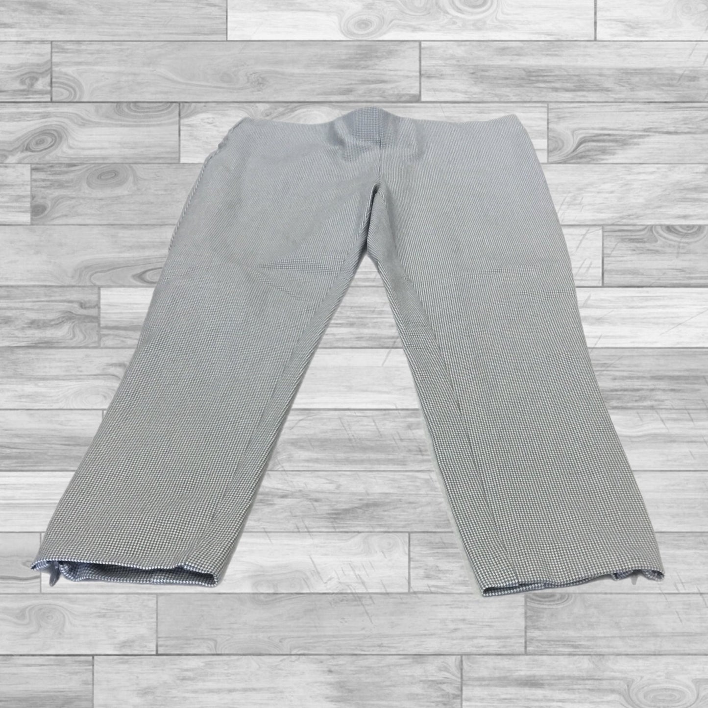 Pants Ankle By Loft In Grey White, Size: 4