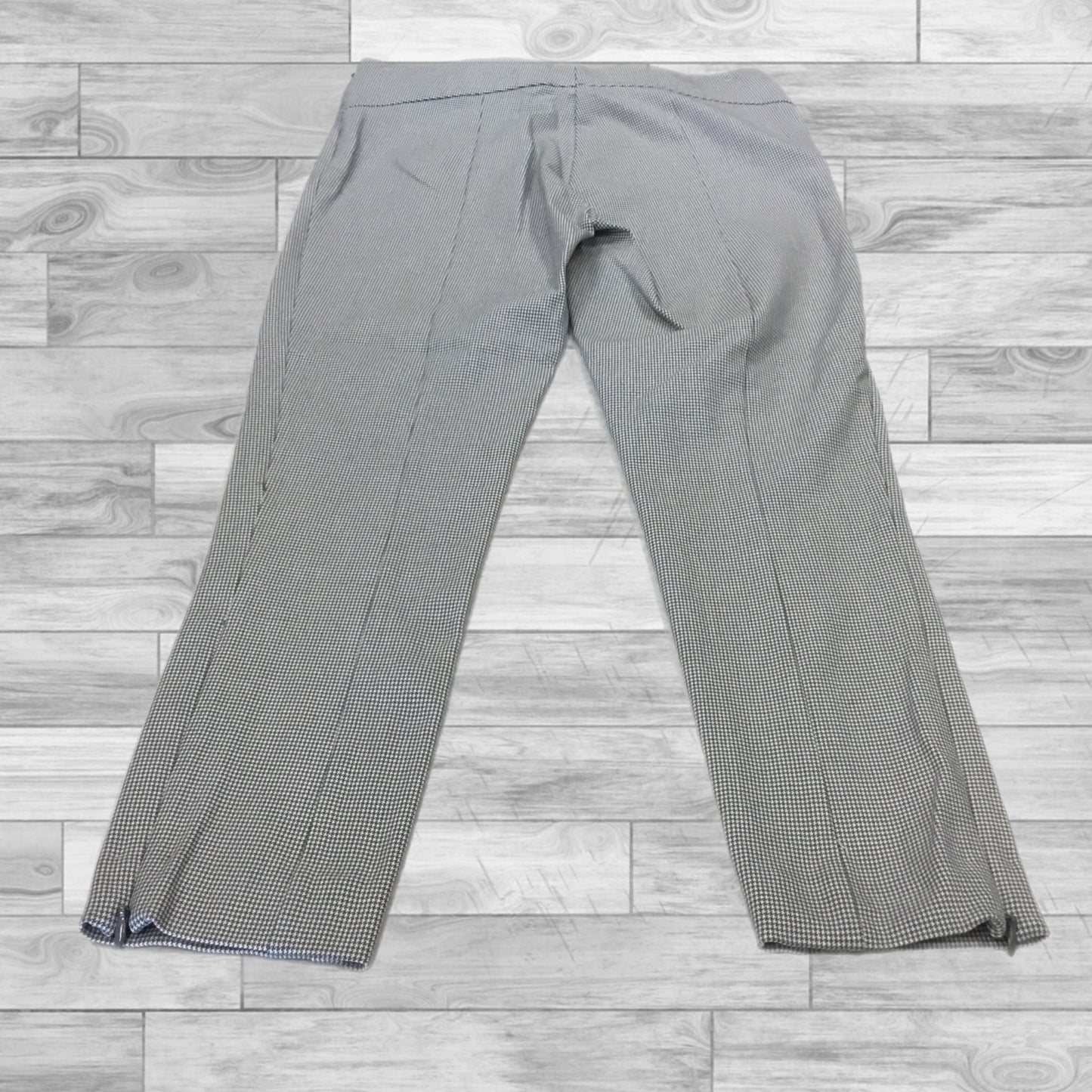 Pants Ankle By Loft In Grey White, Size: 4