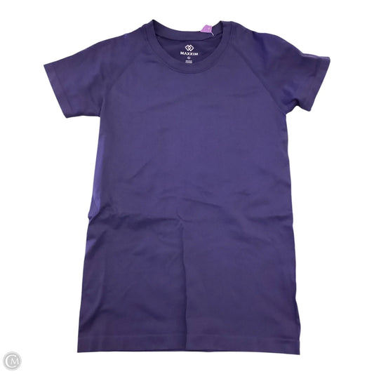 Top Short Sleeve Basic By Clothes Mentor In Purple, Size: L