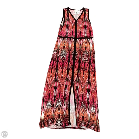 Dress Casual Maxi By Chicos In Multi-colored, Size: 2 large