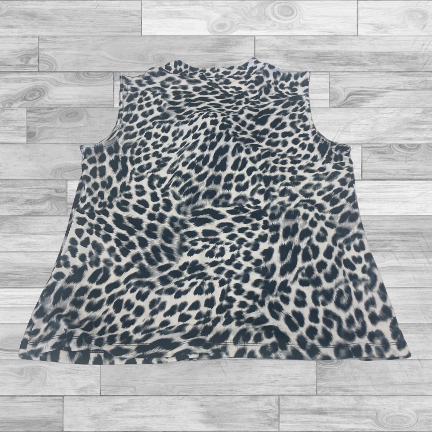Black & White Top Sleeveless Loft, Size Petite   Xs