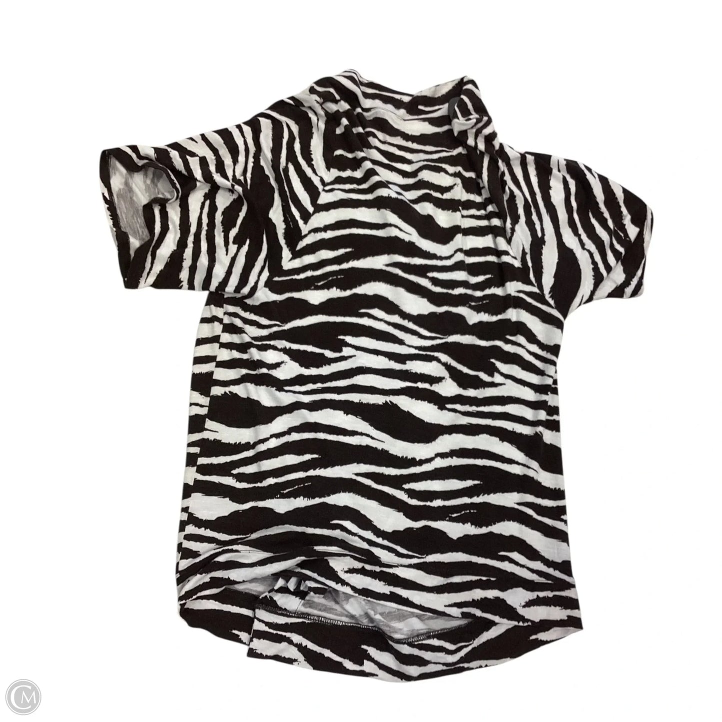 Cardigan By Chicos In Brown & White, Size: 2