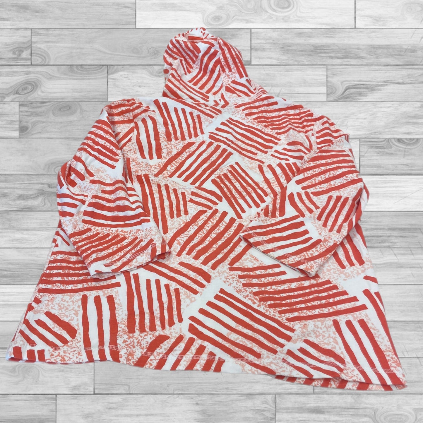 Jacket Other By Onque In Orange & White, Size: L