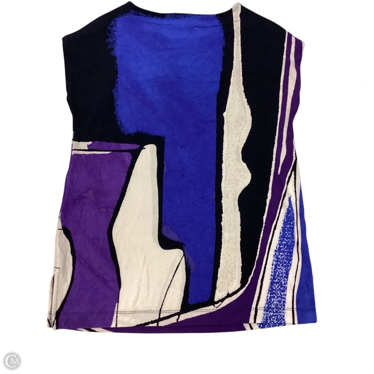 Top Short Sleeve By Chicos In Purple, Size: M