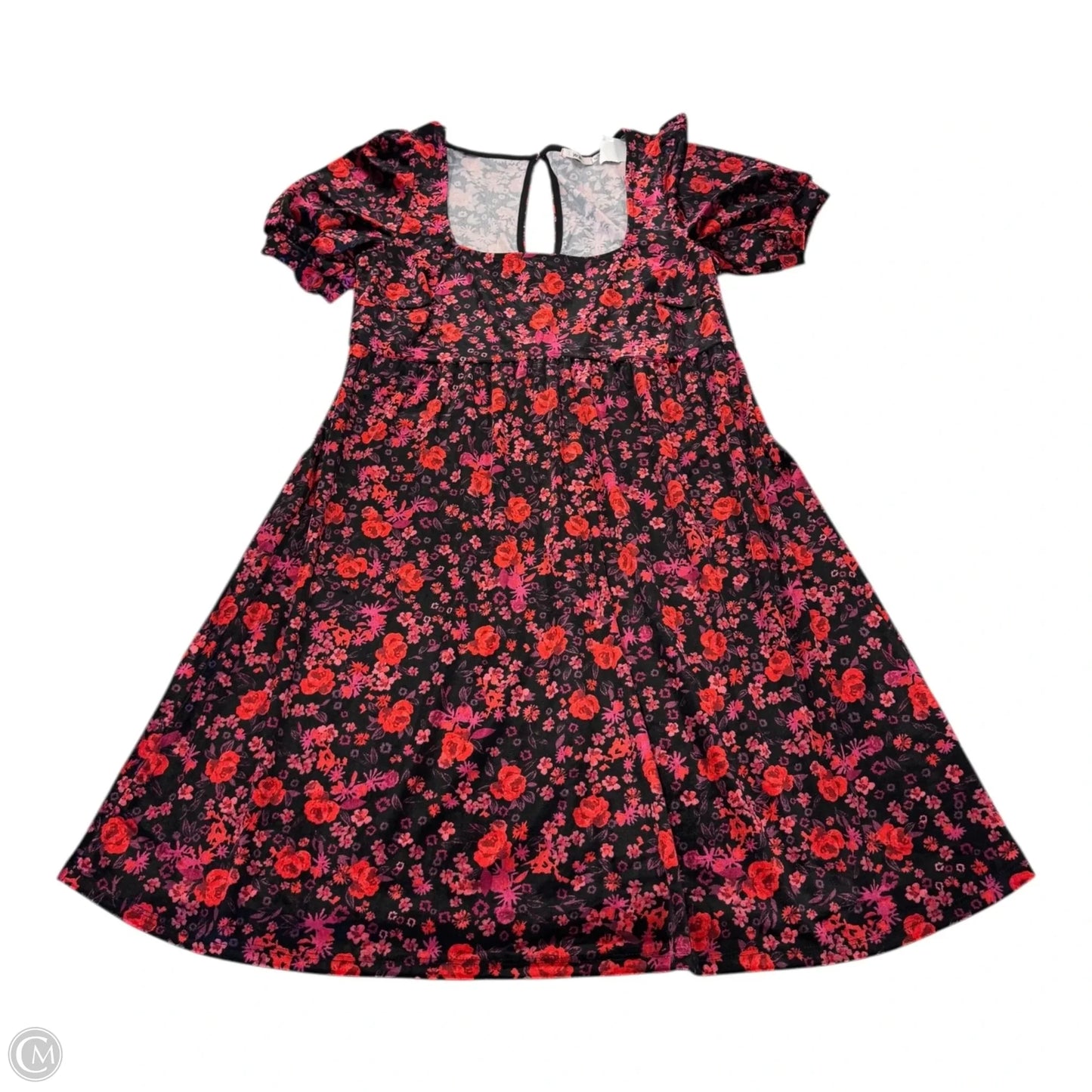 Dress Casual Short By Mi Ami In Floral Print, Size: M