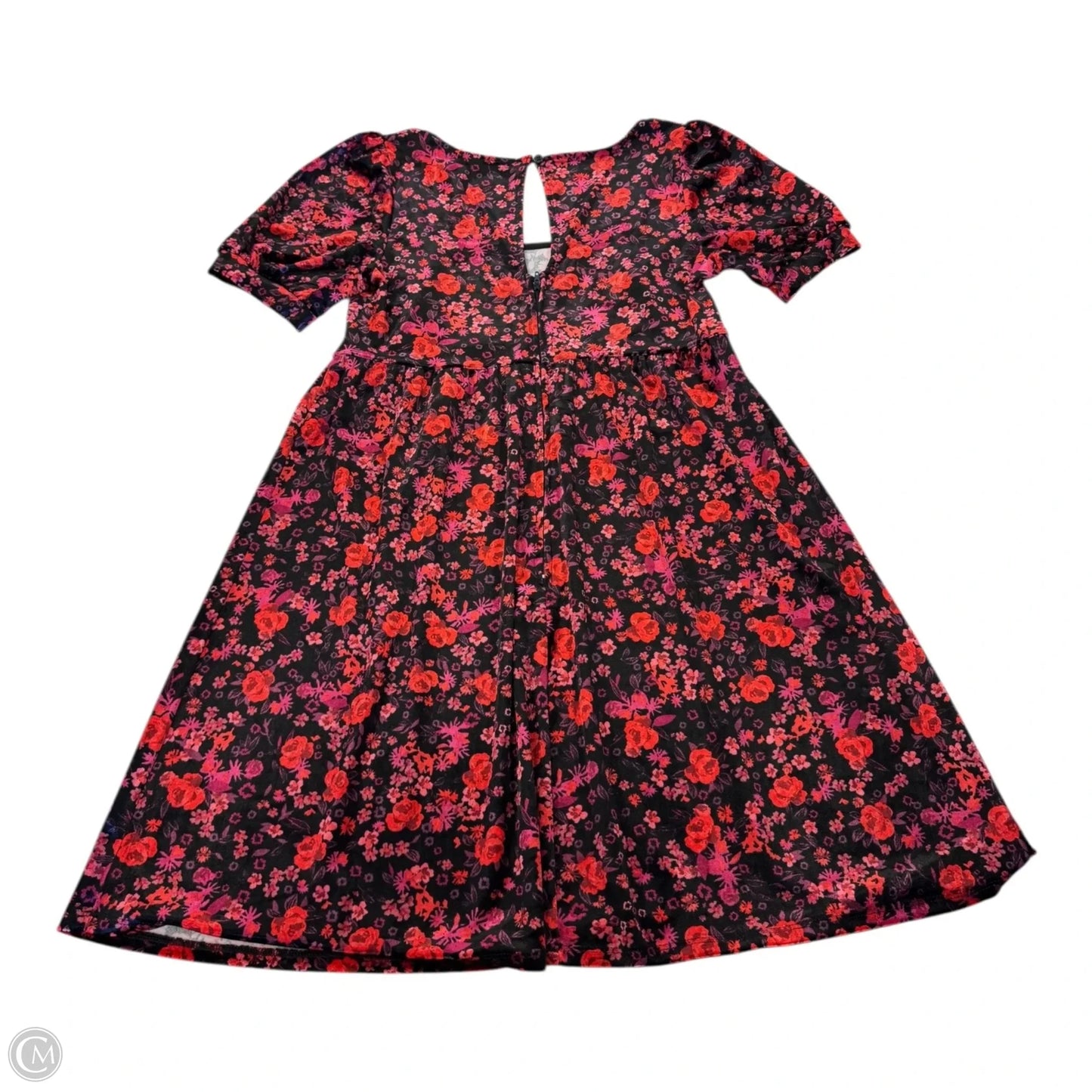 Dress Casual Short By Mi Ami In Floral Print, Size: M