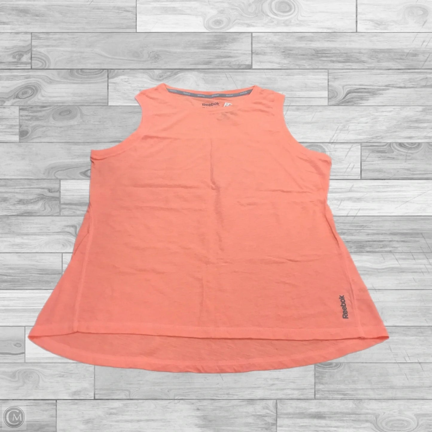 Athletic Tank Top By Reebok In Orange, Size: Xl