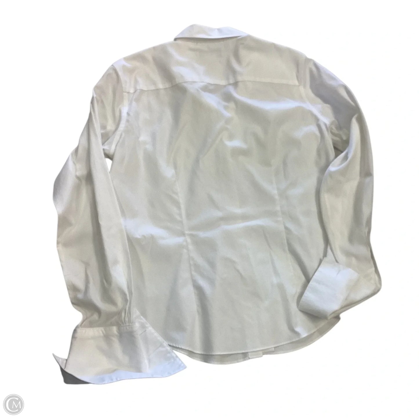 Top Long Sleeve By Brooks Brothers In White, Size: 10