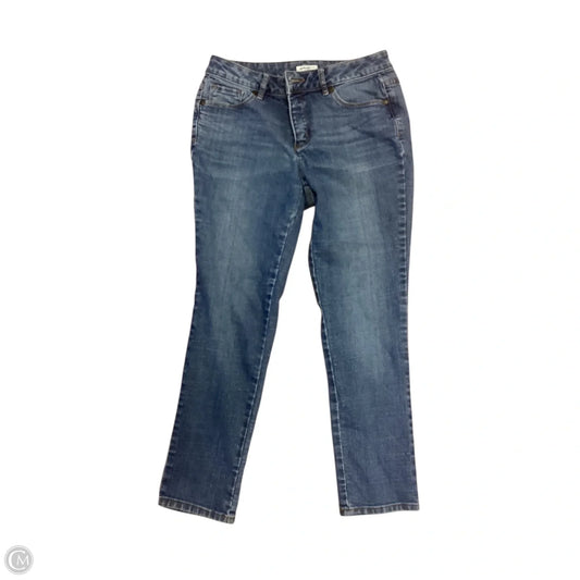 Jeans Straight By Liz Claiborne In Blue, Size: 6p