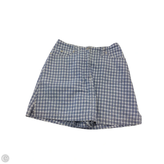 Skort By Vintage Studio In Blue & White, Size: 8