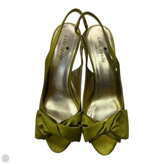 Shoes Designer By Kate Spade In Green, Size: 7