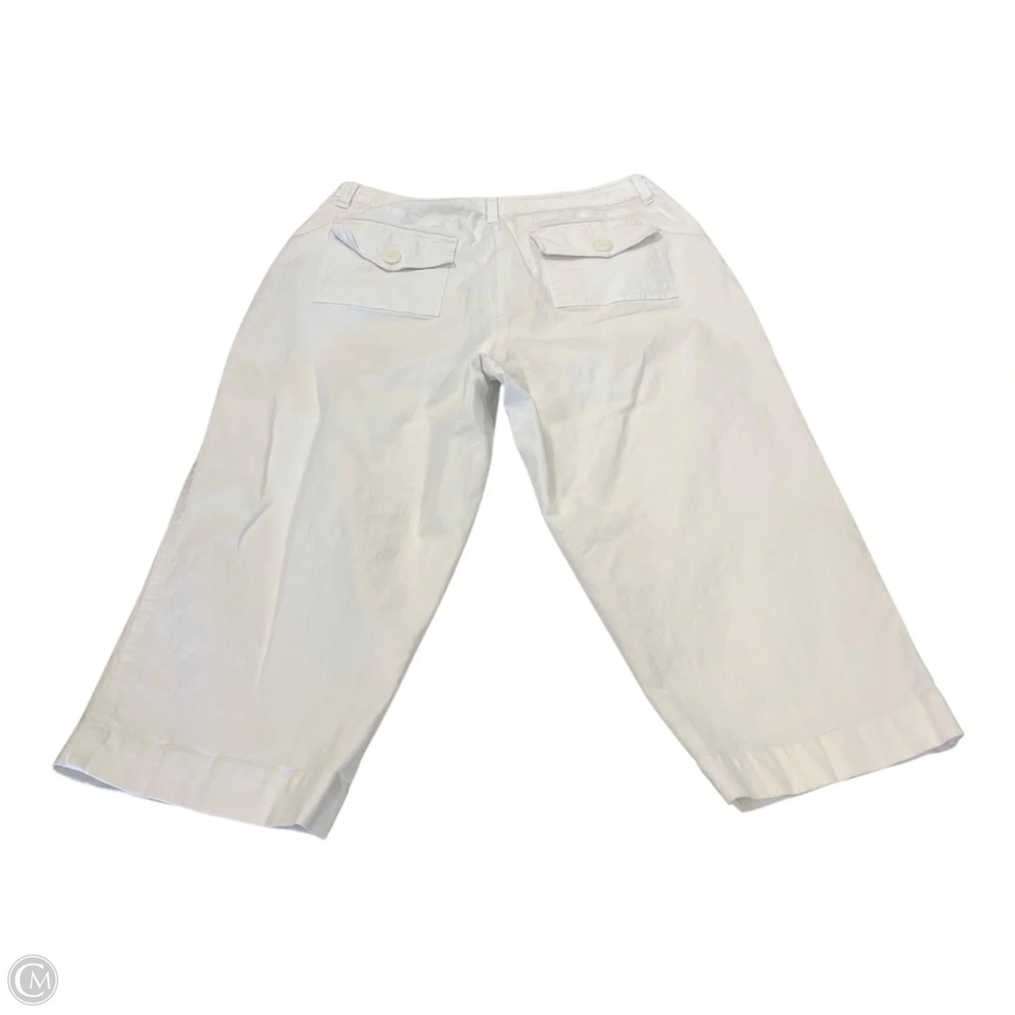 Capris By Talbots In White, Size: 12
