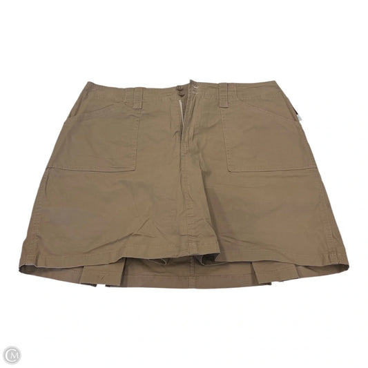Skort By Gloria Vanderbilt In Brown, Size: 14