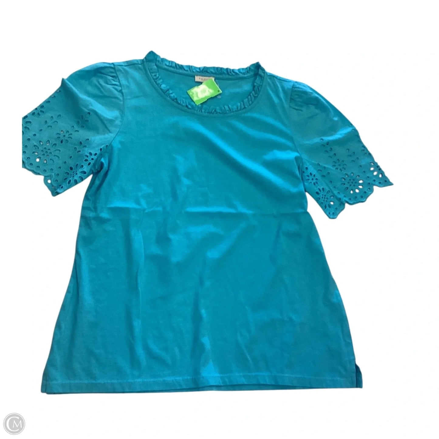 Top Short Sleeve By Talbots In Blue, Size: Mp