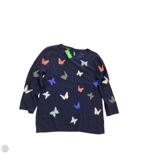 Top Long Sleeve By Talbots In Multi-colored, Size: M