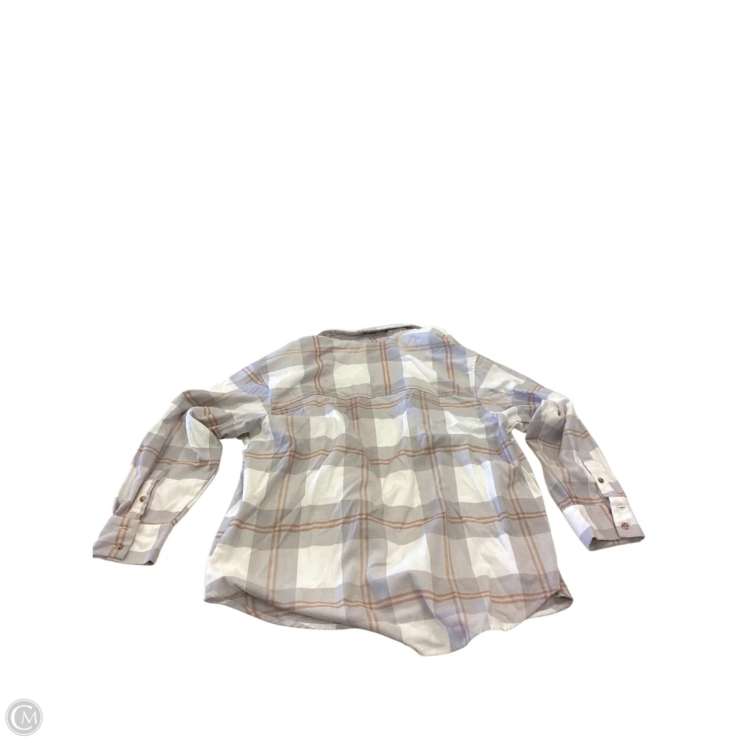 Jacket Shirt By Abercrombie And Fitch In Plaid Pattern, Size: L