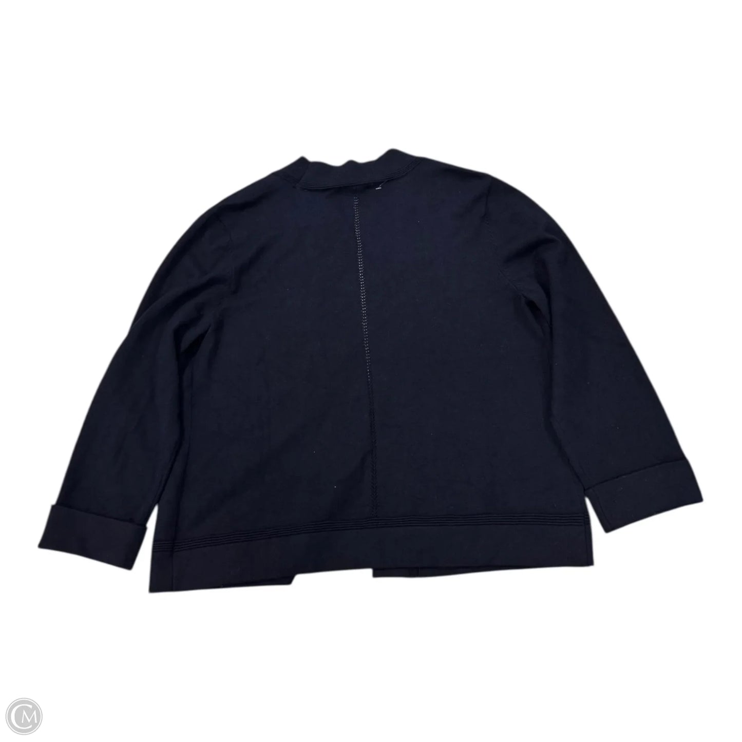 Sweater Cardigan By Clothes Mentor In Navy, Size: M