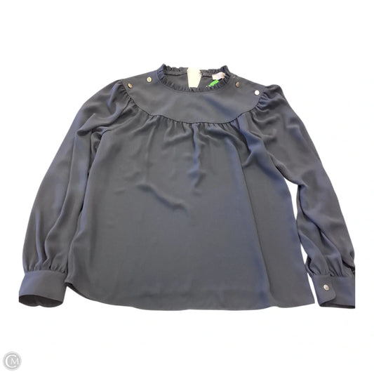 Top Long Sleeve By Loft In Grey, Size: S