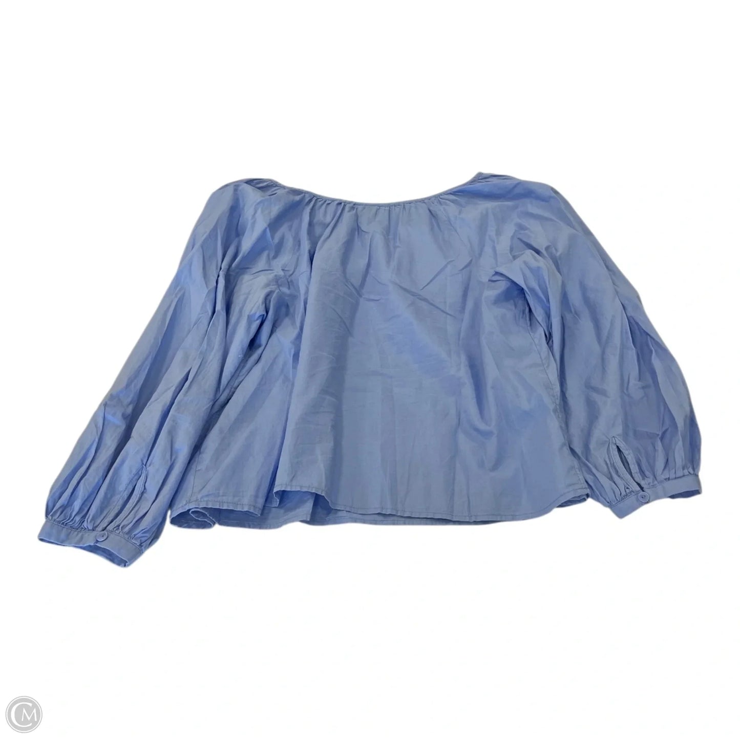 Top  3/4 Sleeve By Universal Thread In Blue, Size: M