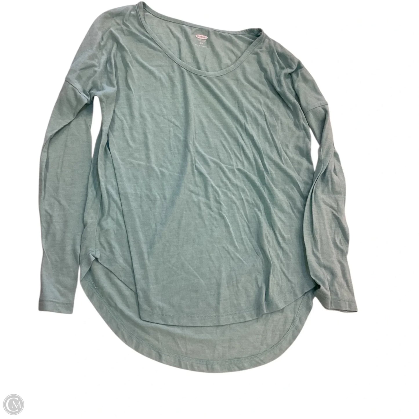 Top Long Sleeve Basic By Old Navy In Aqua, Size: S
