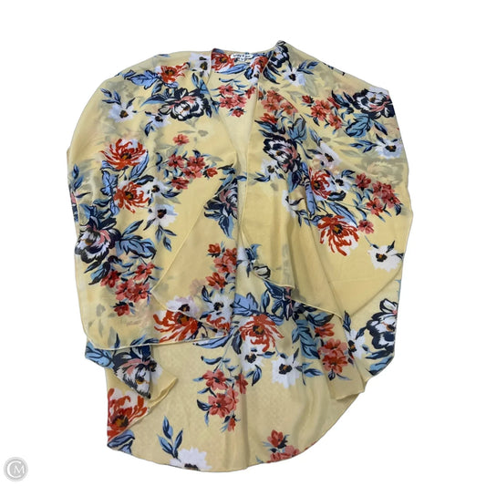 Shawl By Clothes Mentor In Yellow, Size: S