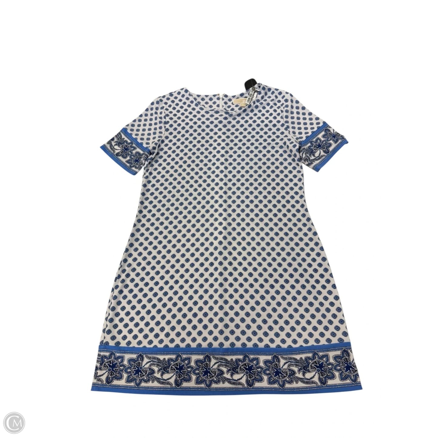 Dress Casual Short By Michael By Michael Kors In Blue & White, Size: M