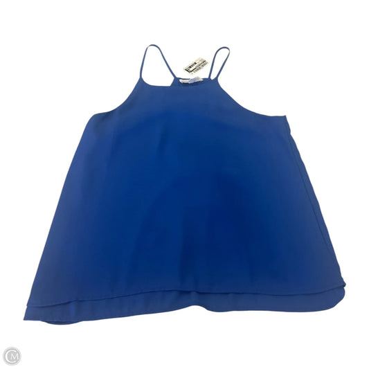 Blouse Sleeveless By Clothes Mentor In Blue, Size: S