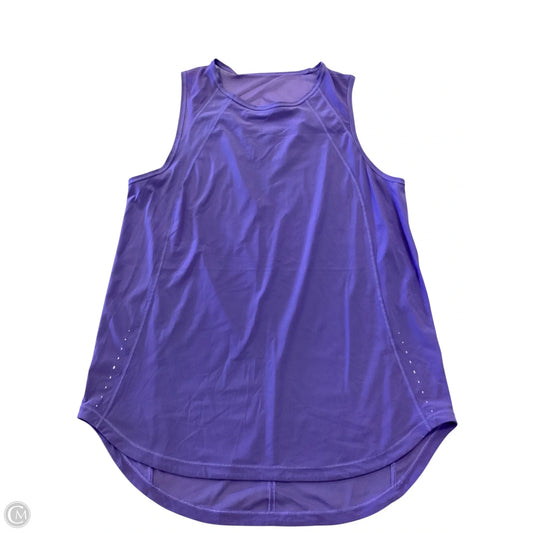 Athletic Tank Top By Lululemon In Purple, Size: S