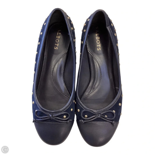 Shoes Flats By Talbots In Navy, Size: 5