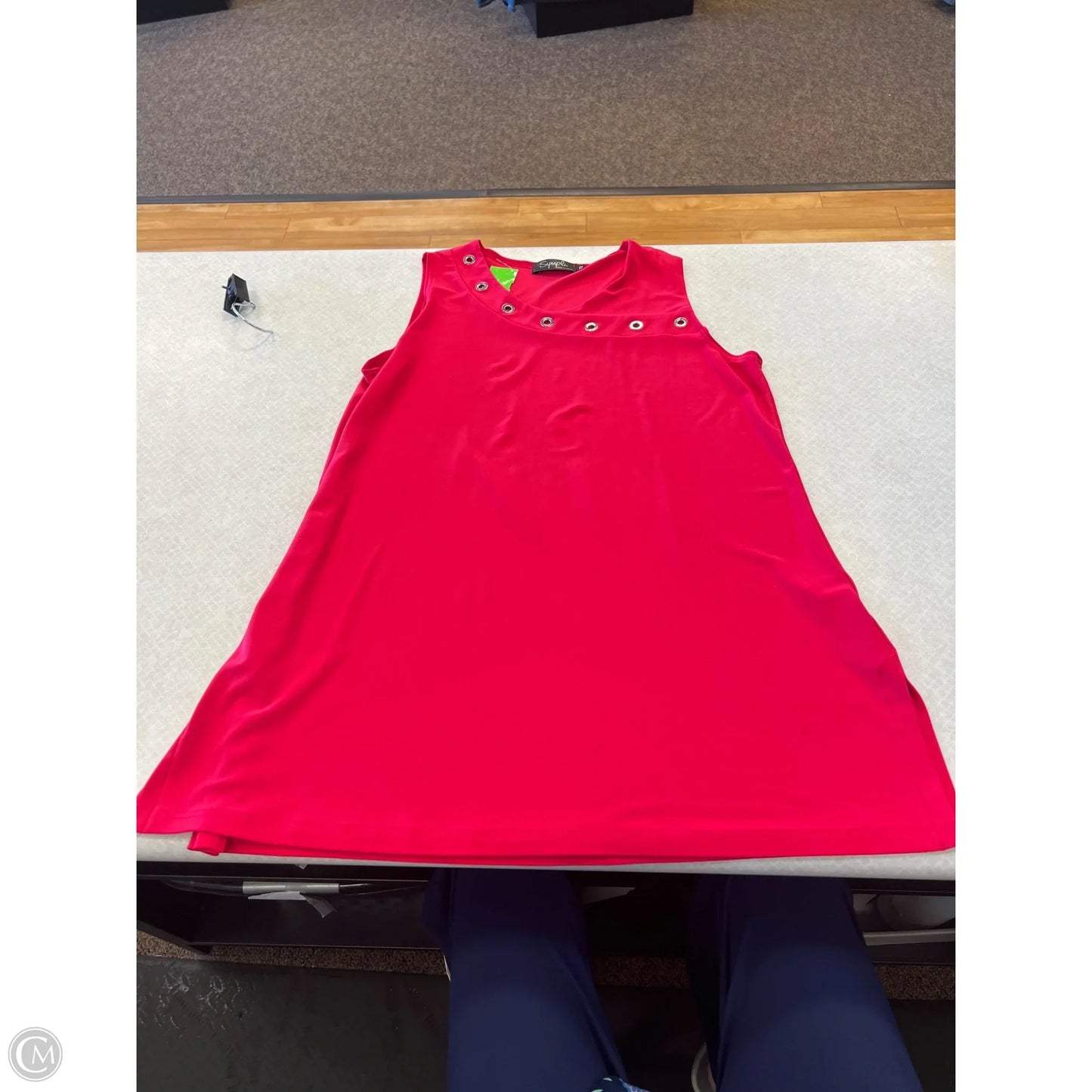 Top Sleeveless By Clothes Mentor In Pink, Size: 12