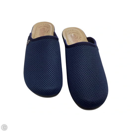 Shoes Flats By Clothes Mentor In Navy, Size: 6