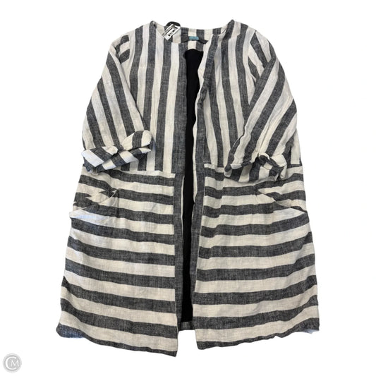 Jacket Other By Eva Franco In Striped Pattern, Size: M