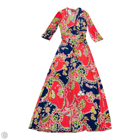 Dress Casual Maxi By Clothes Mentor In Multi-colored, Size: M