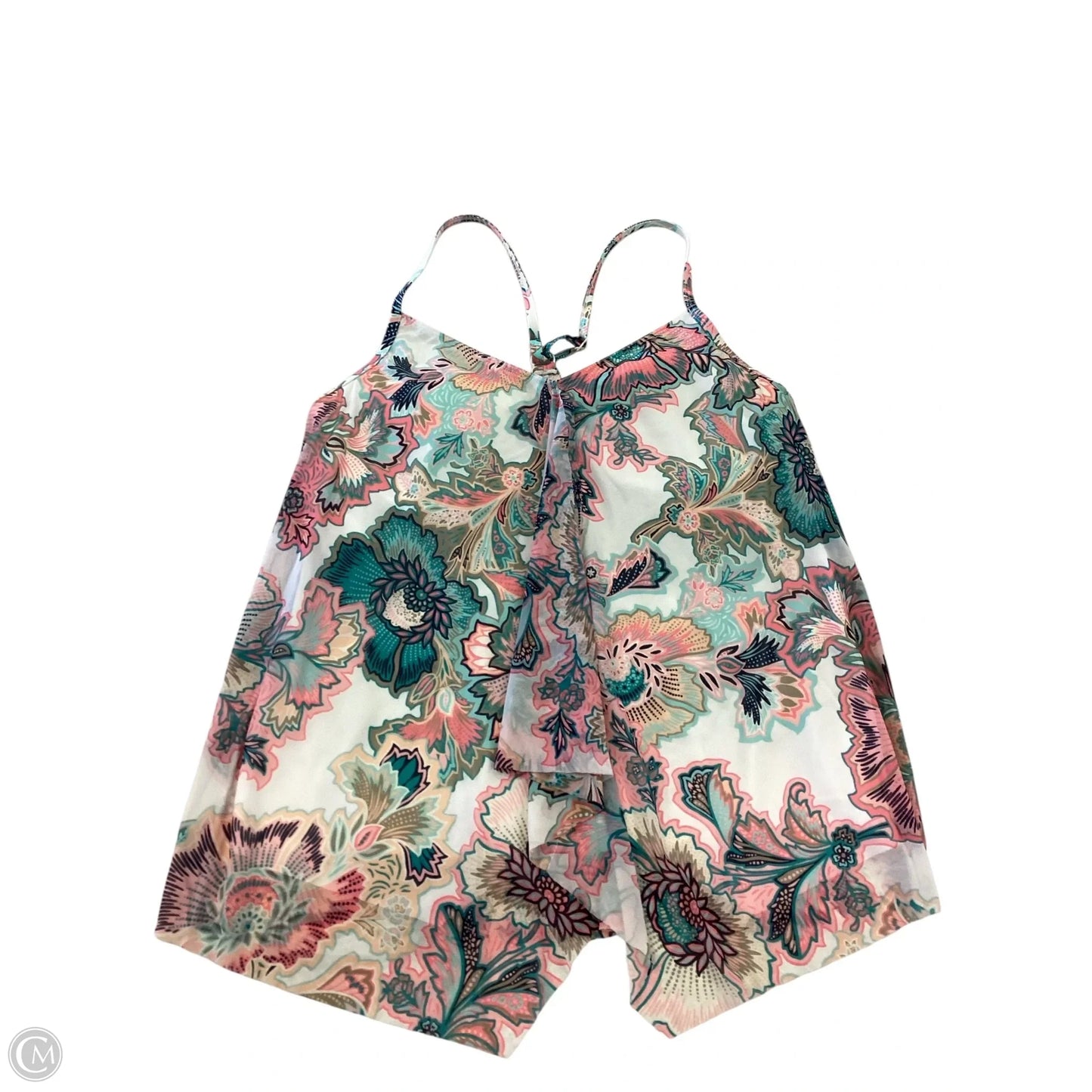 Swimsuit Top By Clothes Mentor In Floral Print, Size: 12