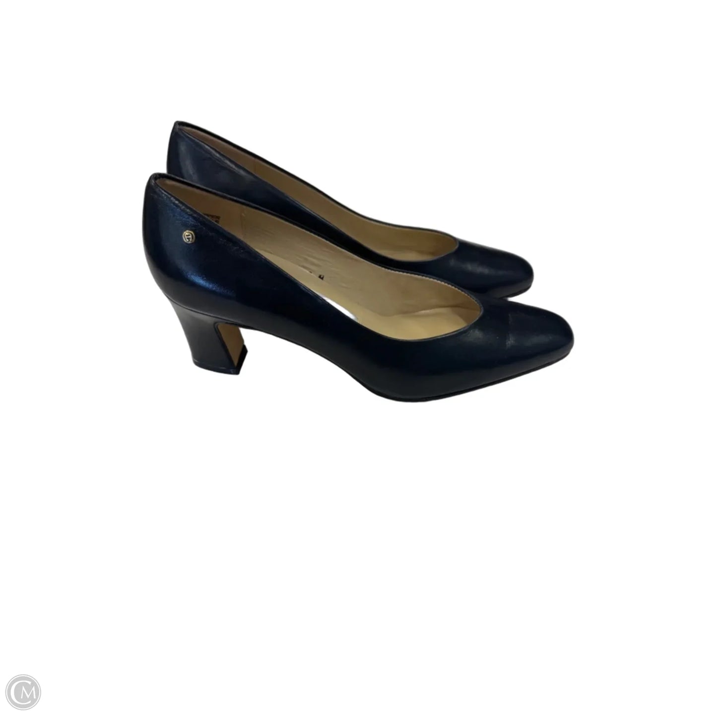 Shoes Heels Block By Etienne Aigner In Navy, Size: 6