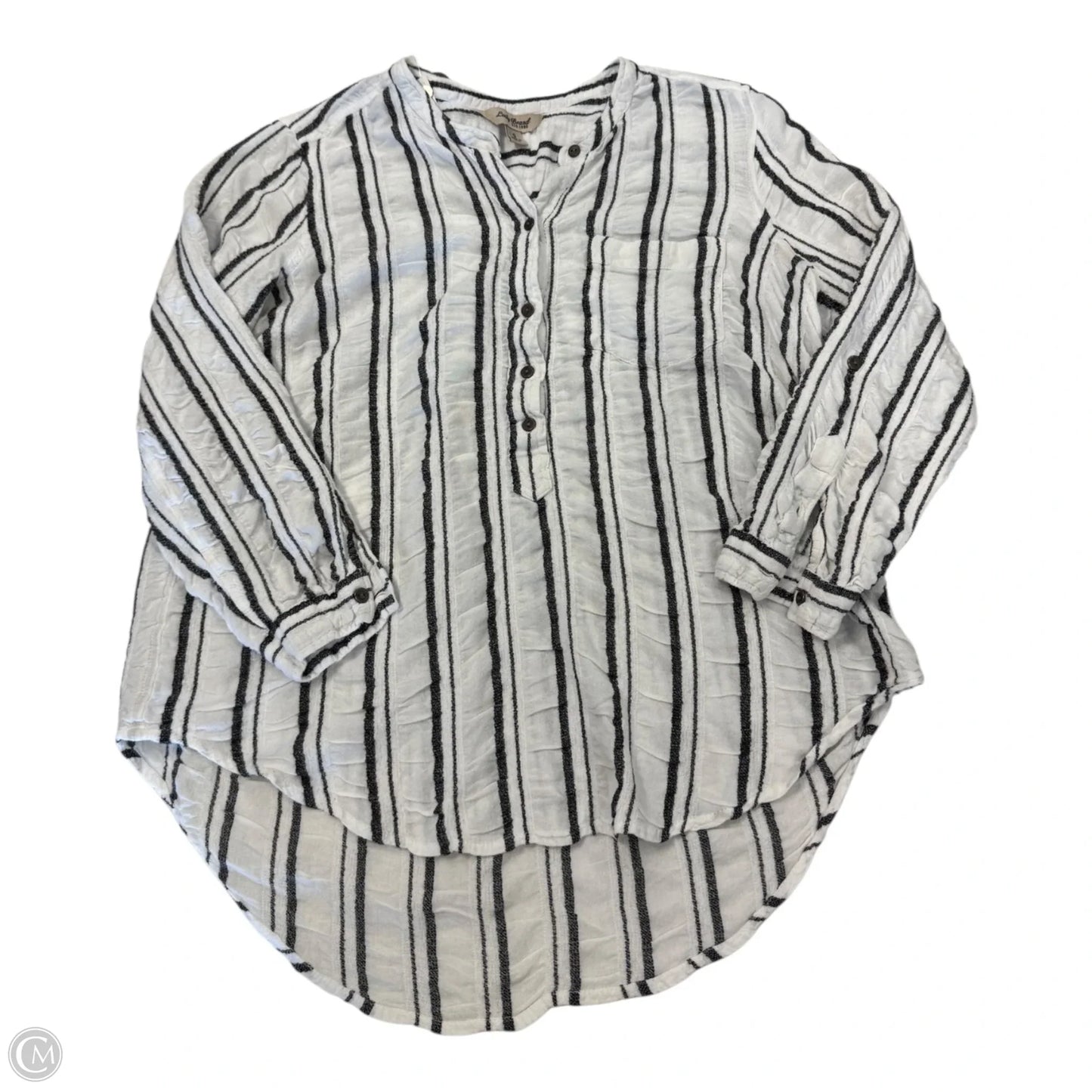 Top Long Sleeve By Lucky Brand In Striped Pattern, Size: S