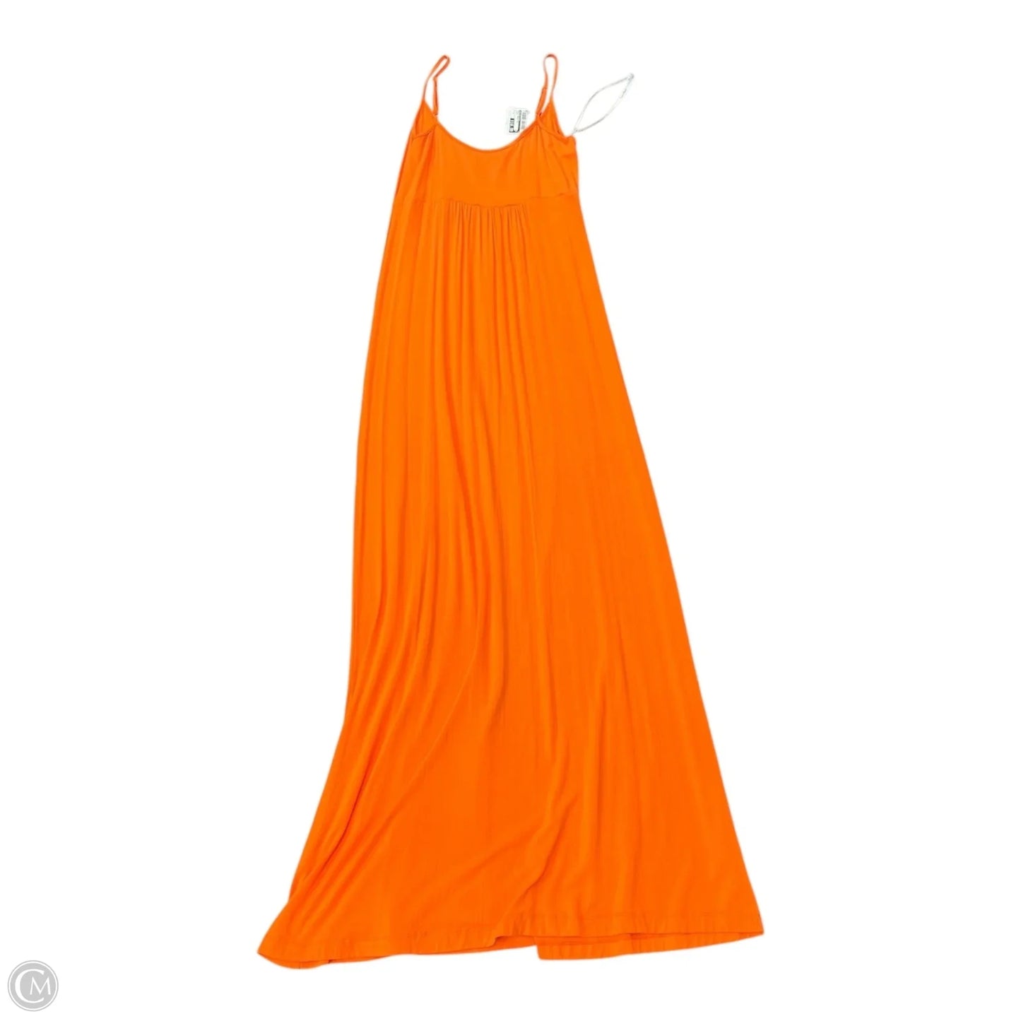 Dress Casual Maxi By Calvin Klein In Orange, Size: S