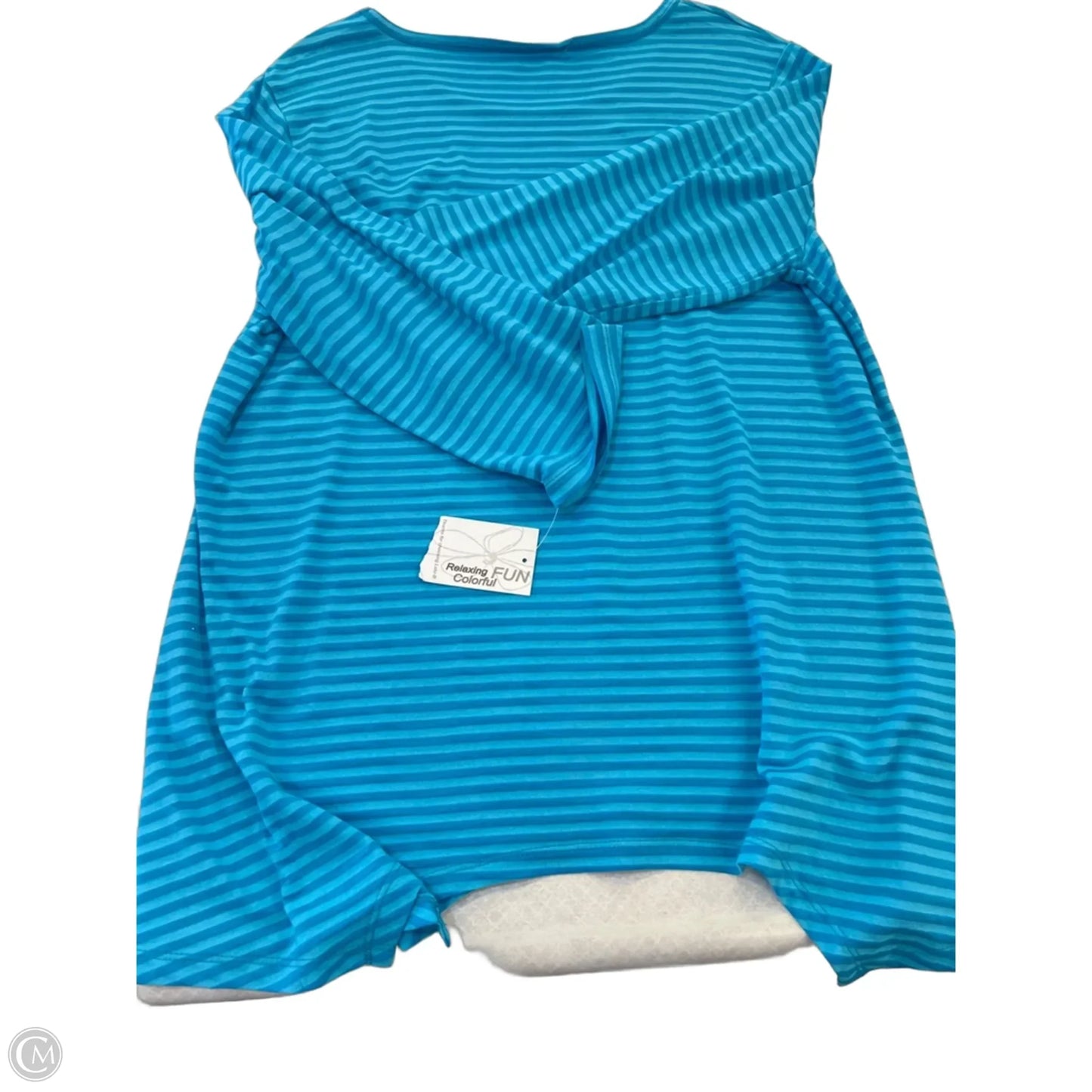 Top Long Sleeve By Lulu B In Blue, Size: L