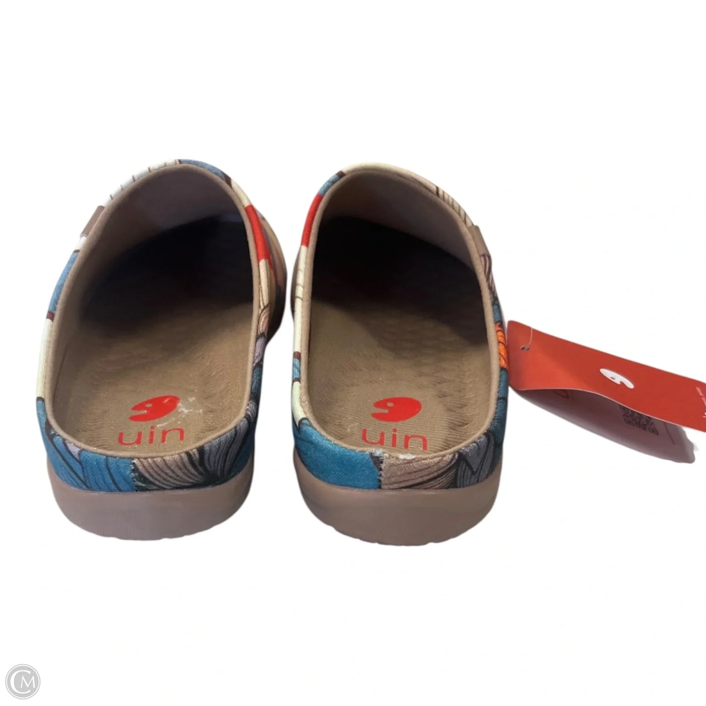 Shoes Flats By Clothes Mentor In Floral Print, Size: 5.5