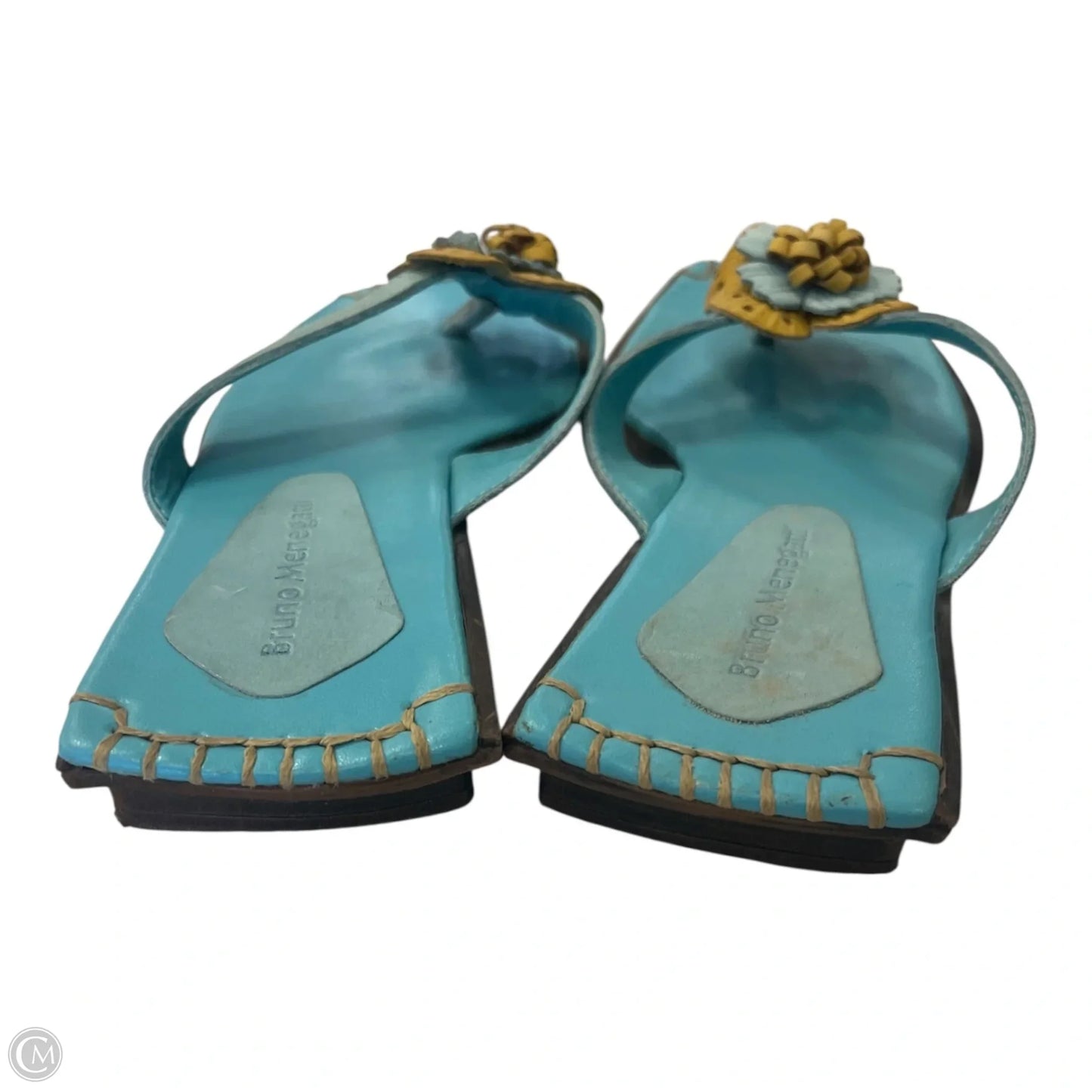 Sandals Flats By Bruno Magli Shoes In Blue, Size: 8