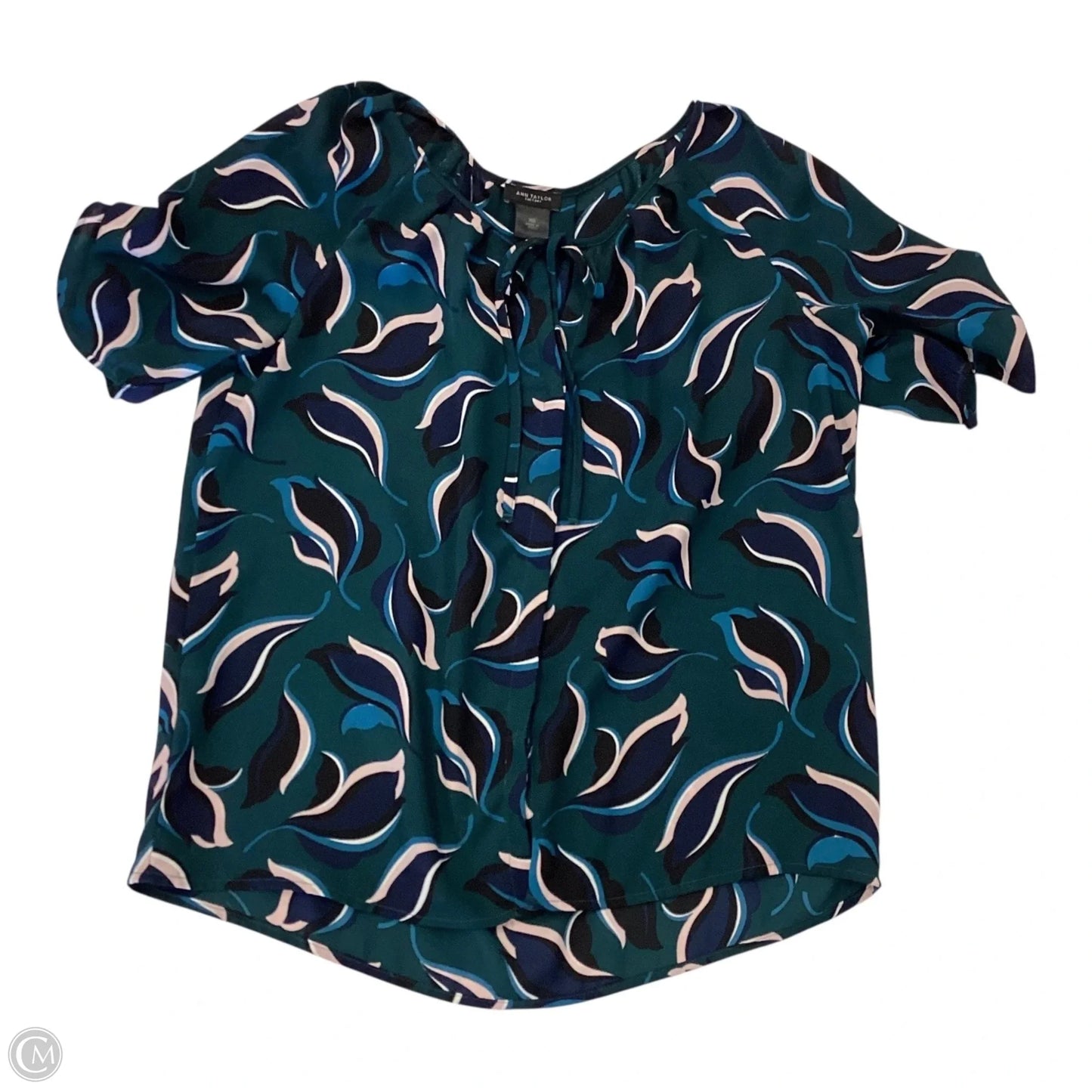 Top Short Sleeve By Ann Taylor In Green, Size: Xs