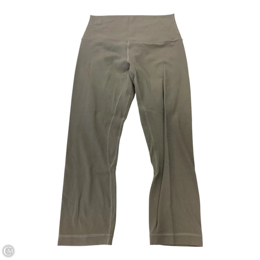 Athletic Leggings Capris By Lululemon In Green, Size: 6